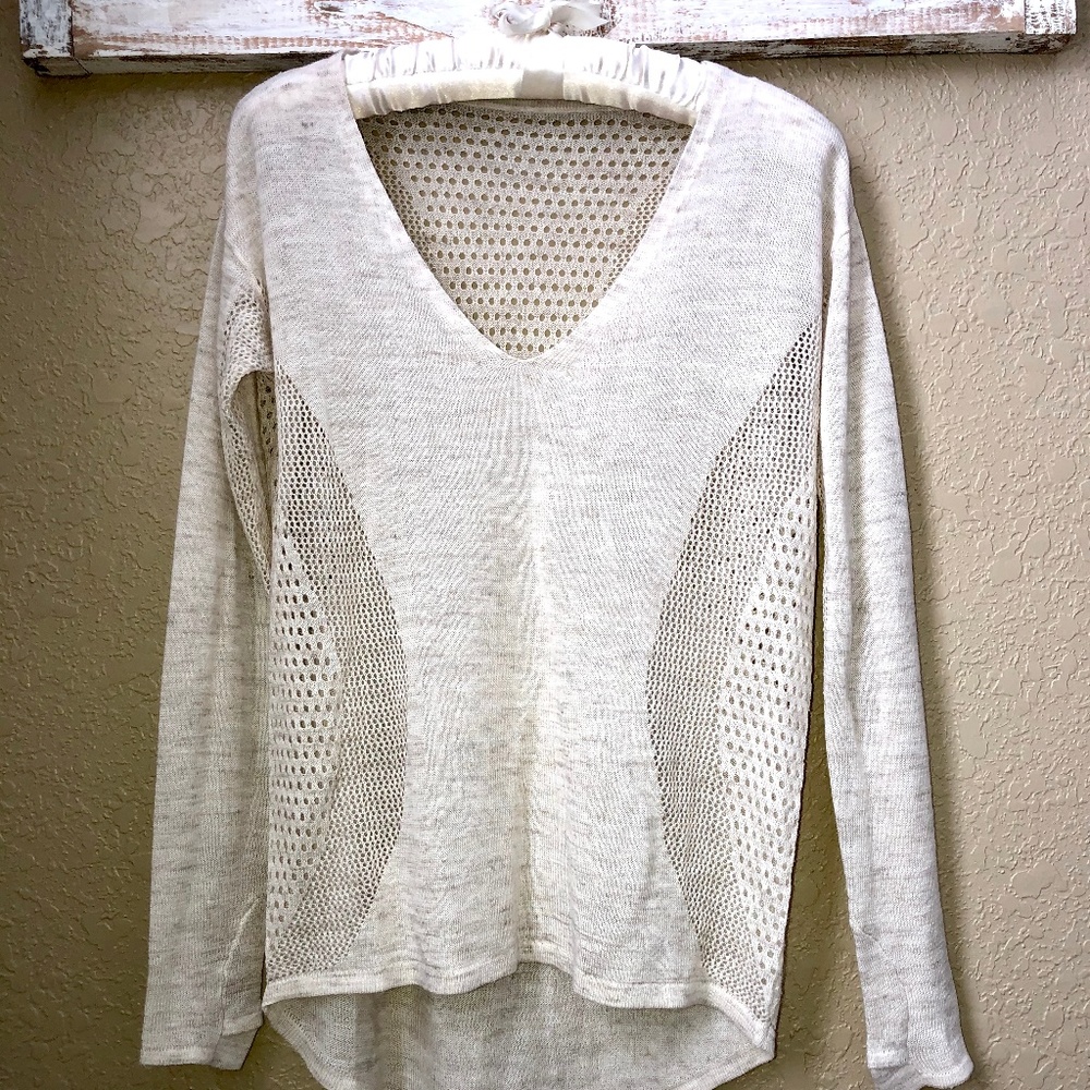 Lululemon Still Movement Sweater Linen